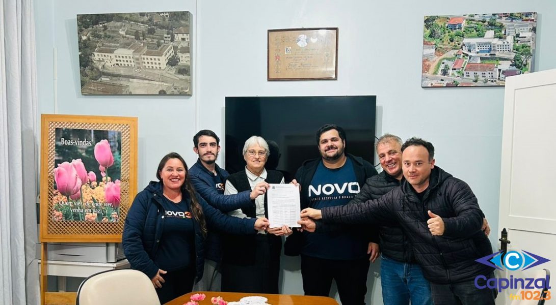 Partido Novo entrega emenda de R$ 300 mil para o Hospital de Capinzal por meio do deputado Gilson Marques