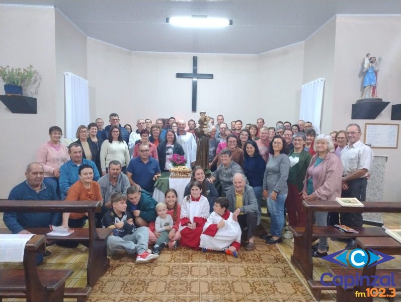 Linha Maziero celebra a terceira noite do tríduo em preparação à festa de Santo Antônio