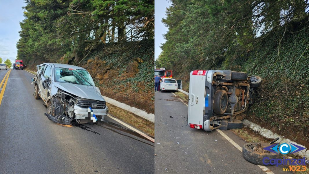Colisão entre dois veículos deixa feridos na SC-452 em Monte Carlo