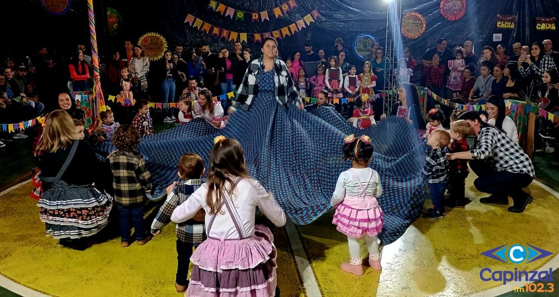 Com arraiá animado, Escola Guerino Riquetti e CMEI Raio de Sol abrem calendário junino em Ouro
