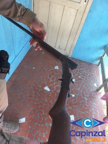 Homem é preso por violência doméstica e posse ilegal de arma de fogo em Abdon Batista