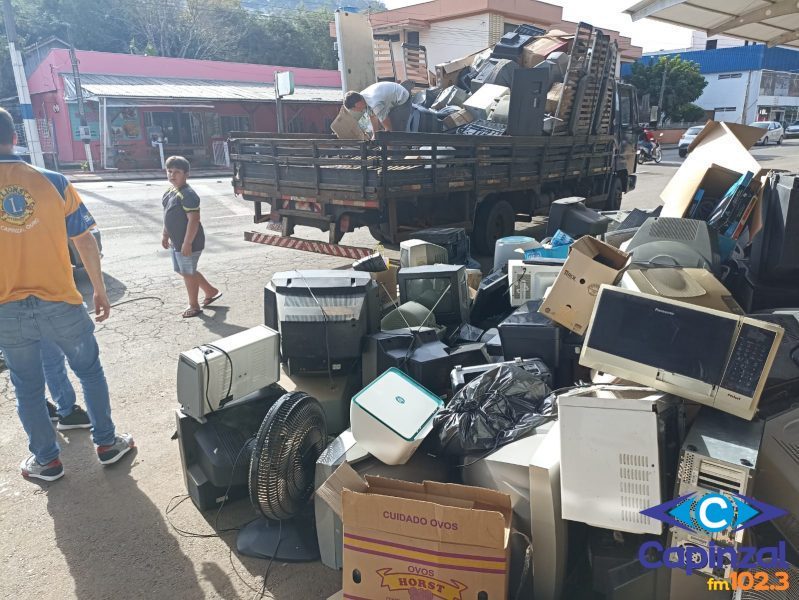 Lions Clube promove 27ª Campanha de Recolhimento de Lixo Eletrônico neste sábado em Capinzal e Ouro