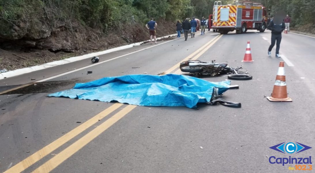 Motociclista morre em acidente no Oeste de Santa Catarina