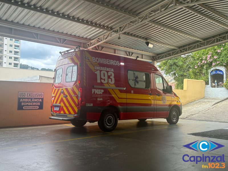 Mulher fica ferida após sofrer queda de muro em Capinzal