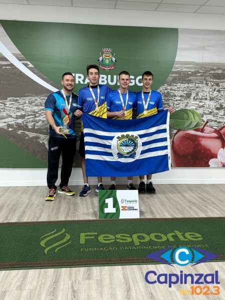 Bocha masculina e feminina de Capinzal se classificam para a fase estadual dos Joguinhos Abertos de Santa Catarina