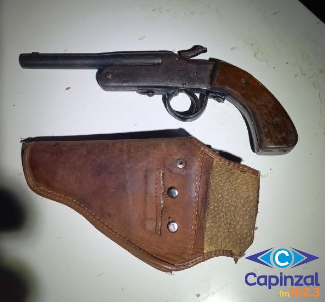 Homem é preso por porte ilegal de arma de fogo em Anita Garibaldi