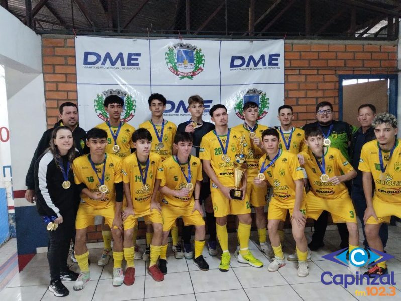 Beija-Flor conquista o Aberto de Futsal de Piratuba na categoria Sub 17