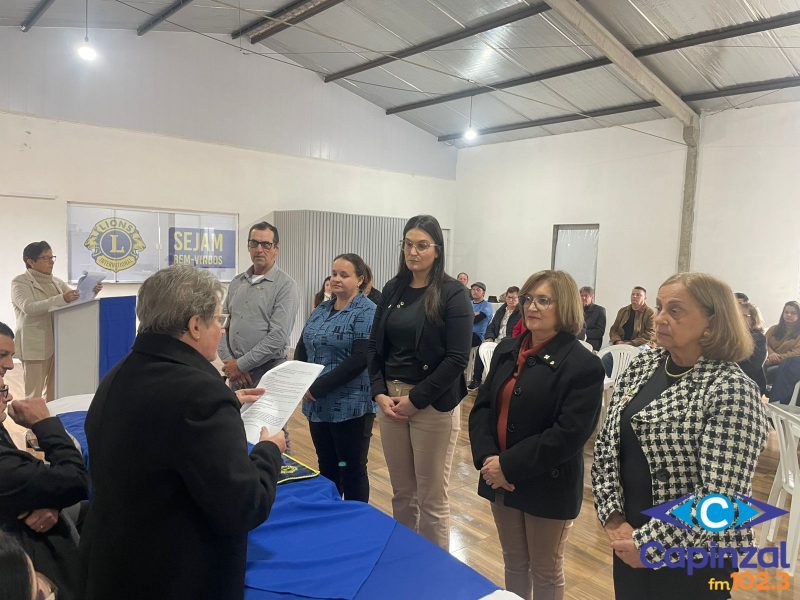 Empossada a nova diretoria do Lions Clube em Zortéa