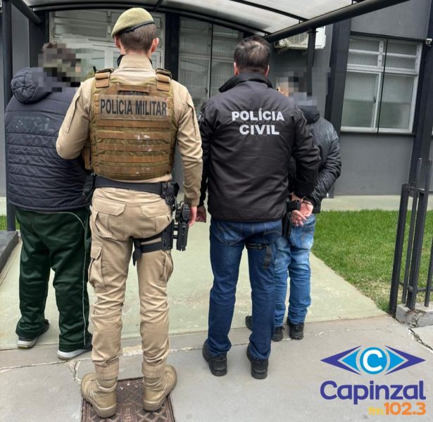 Operação policial prende cinco suspeitos de tráfico e associação criminosa em Joaçaba e Herval d’Oeste