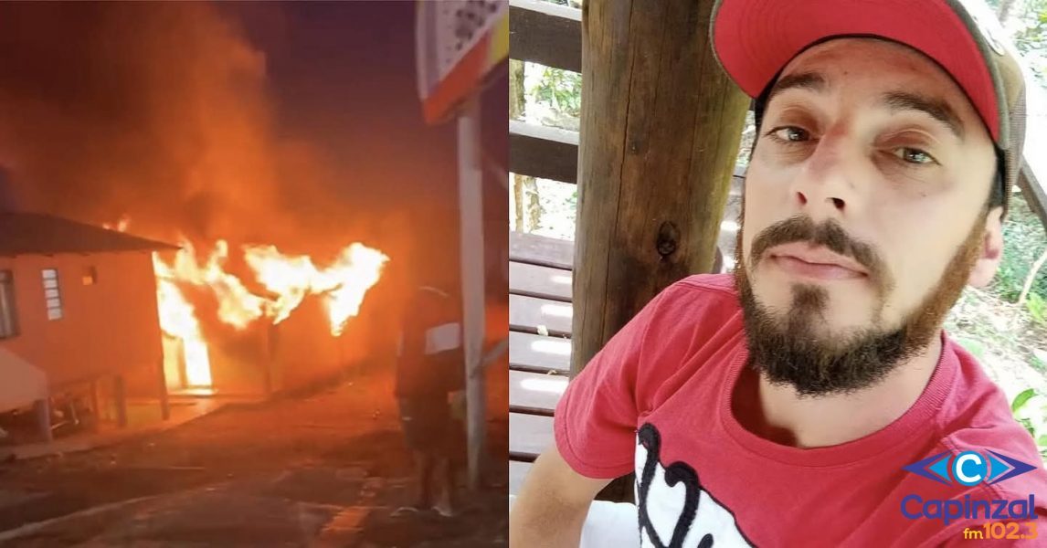 Homem morre carbonizado em incêndio em Campos Novos