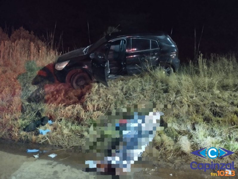 Homem morre e outro fica gravemente ferido após briga e tentativa de fuga na BR-470