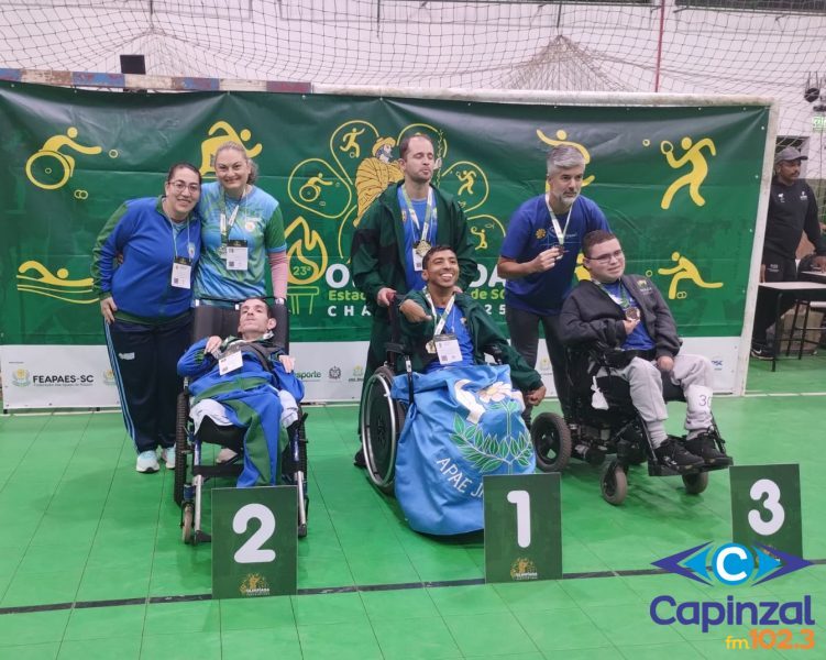 Bocha paralímpica: atleta de Capinzal conquista prata na 23ª Olimpíada das APAEs de SC