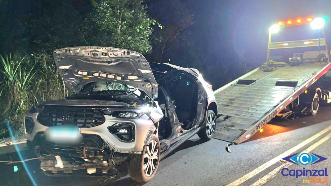 Professor morre após saída da pista no interior de Capinzal