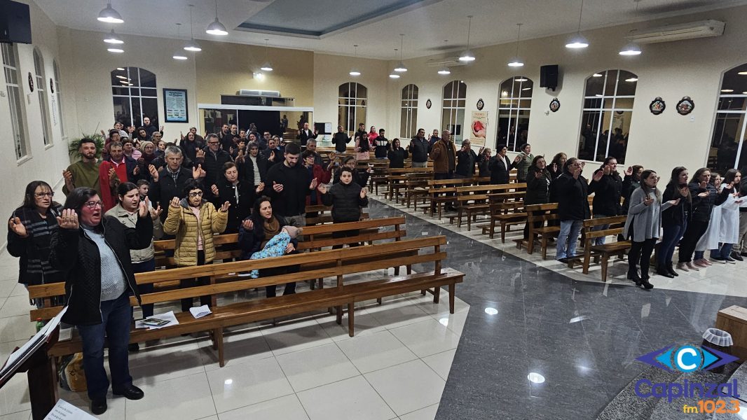 Segunda noite do tríduo à 61ª Festa de São Cristóvão destaca a paz em Capinzal