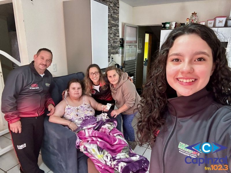 Após acidente que causou paralisia em adolescente, Associação de Karatê de Capinzal realiza gesto solidário