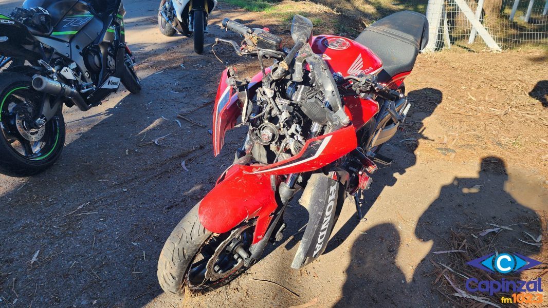 Morador de Ouro passa por cirurgia e segue internado após grave acidente de moto na SC-467