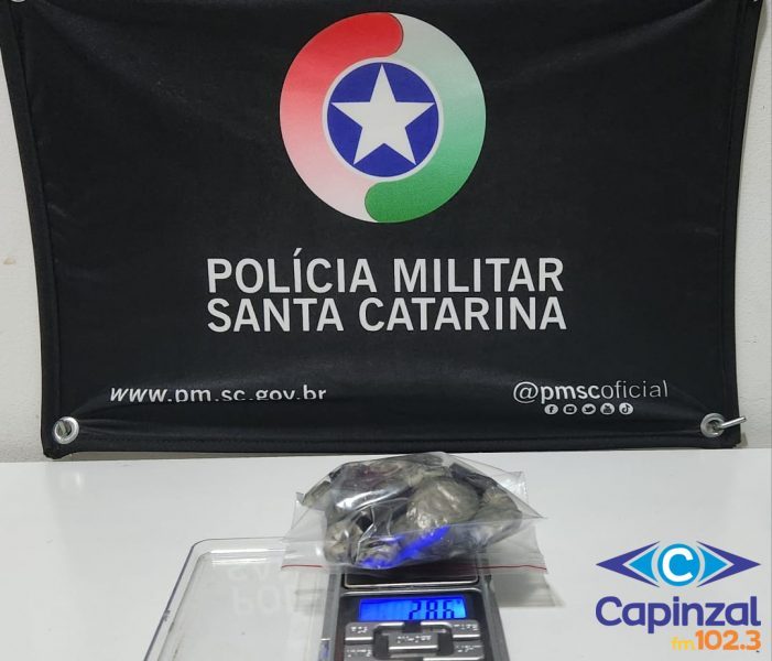 PM prende motociclista com cocaína durante abordagem em Capinzal