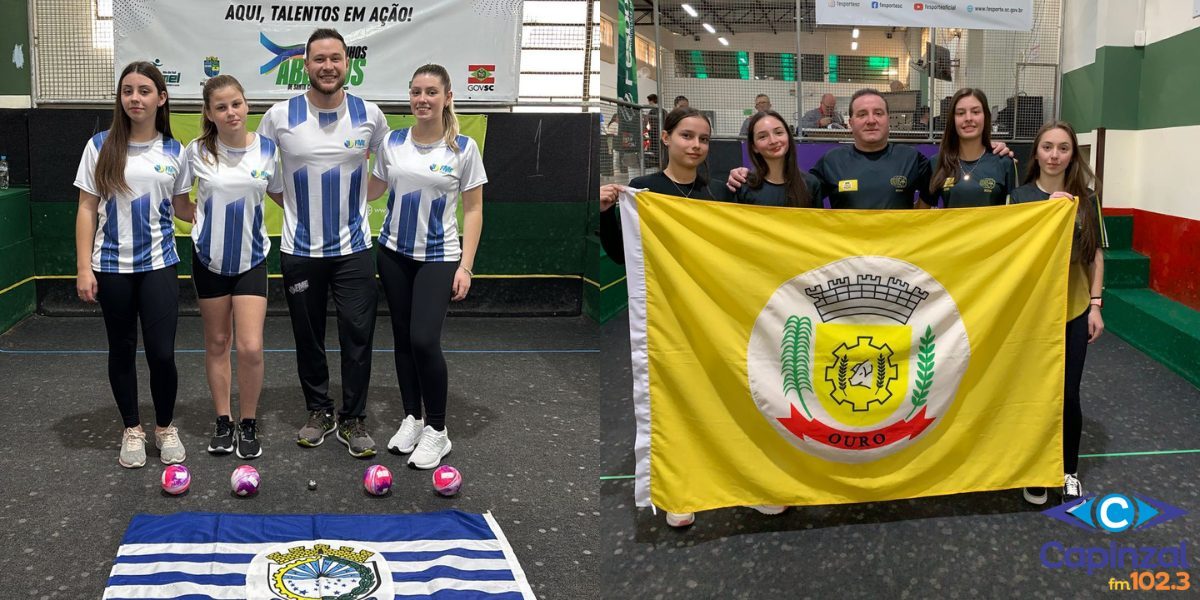 Equipes de bocha feminino de Capinzal e Ouro estão entre as 04 melhores dos Joguinhos Abertos de SC
