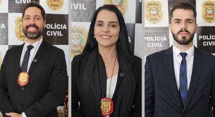 Delegados Pablo, Carla e João Pedro  (Foto: Capinzal FM)