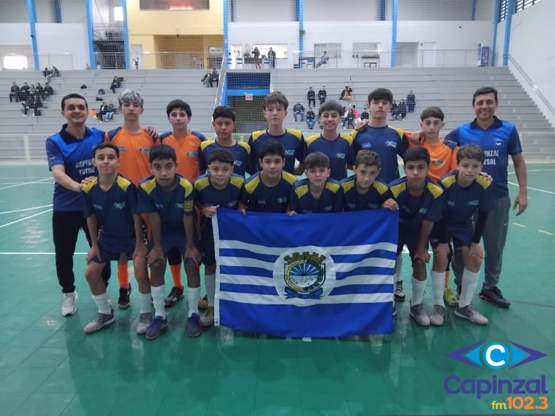 FME Capinzal vence as duas e se classifica para a próxima fase do Estadual de Futsal Sub 13 da Liga Catarinense