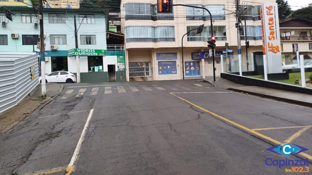 Mudança no trânsito da Rua Dona Maria Angélica Almeida é adiada devido à chuva em Capinzal