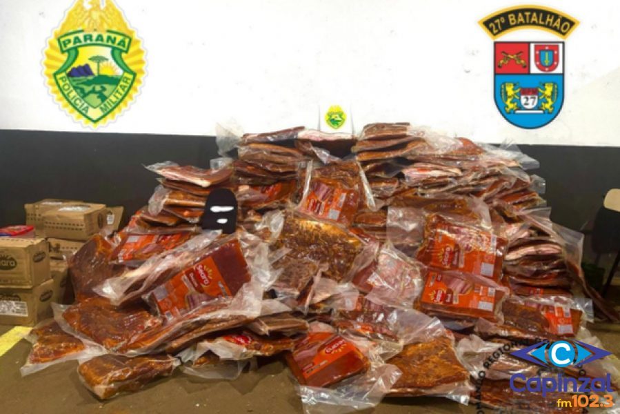 Parte de carga de carne roubada em Água Doce é localizada no Paraná e quatro homens são presos