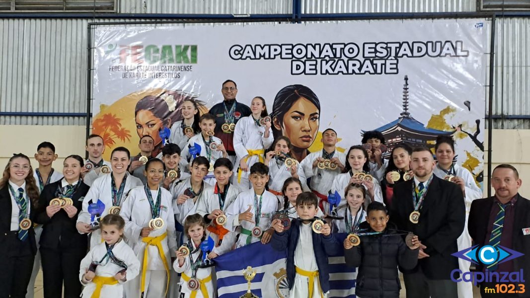 FME Capinzal é campeã geral na 2ª etapa estadual de Karatê em Coronel Freitas