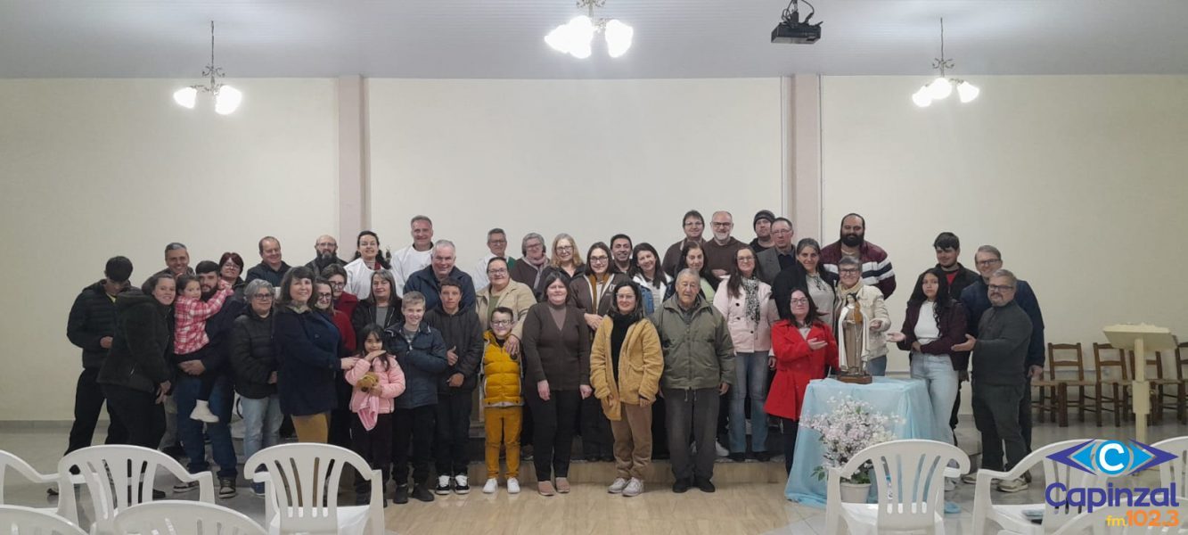 Primeira noite do Tríduo em honra a Santa Clara reúne fiéis no Bairro Alvorada, em Ouro