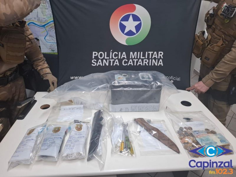 Polícia Militar apreende adolescentes suspeitos de furtos em Água Doce