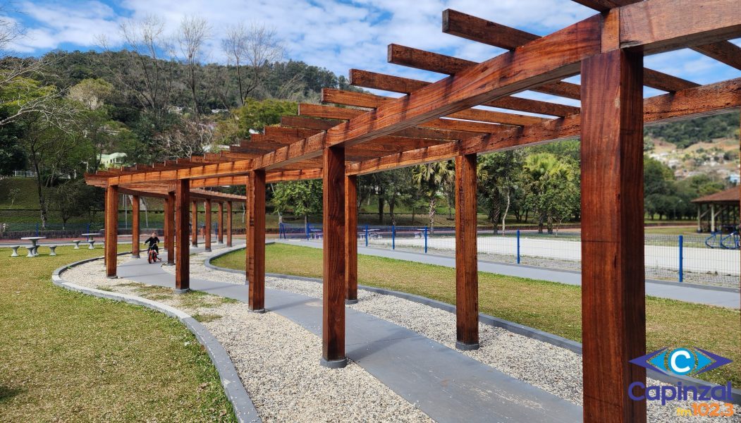 Área de Lazer de Capinzal tem obras 70% concluídas, diz engenheiro