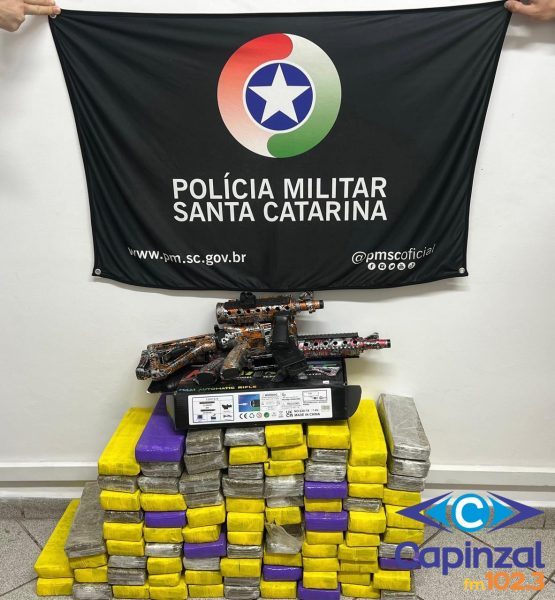 Polícia apreende 78 quilos de maconha em veículo abandonado em Erval Velho