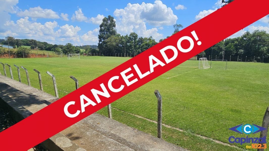 Semifinais do Municipal de Futebol de Capinzal são adiadas por conta da chuva
