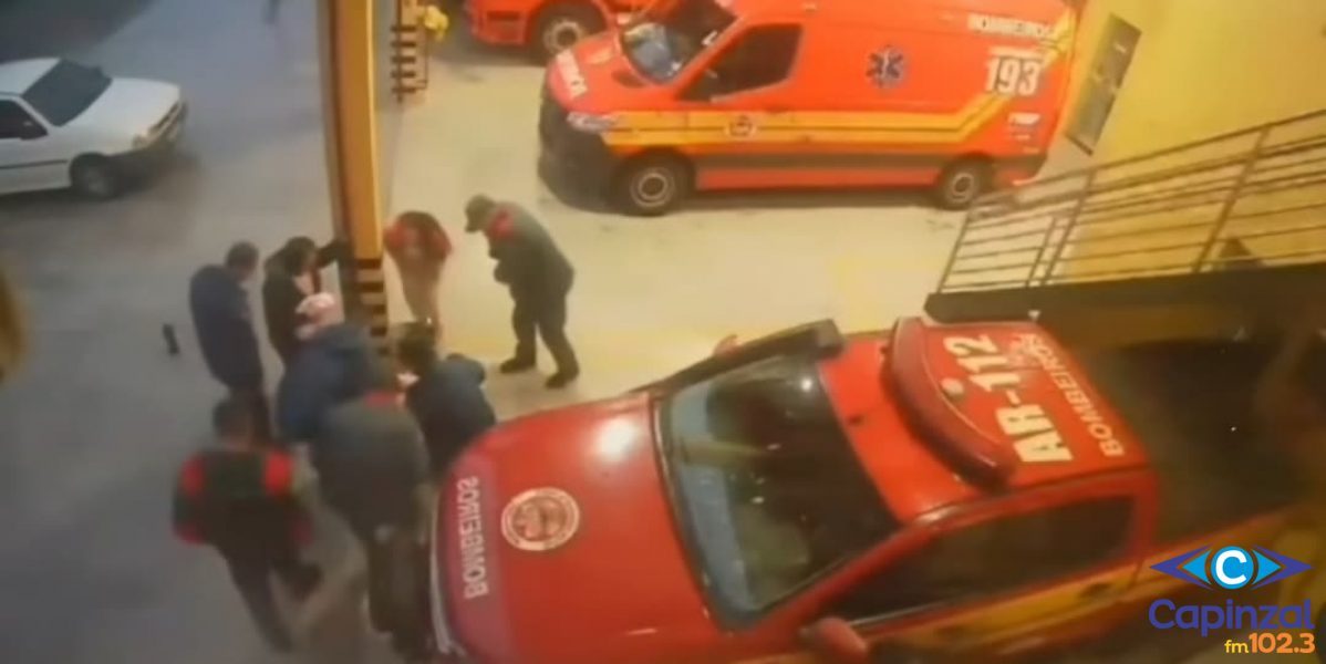 Bombeiros de Capinzal salvam bebê de 2 meses após engasgamento