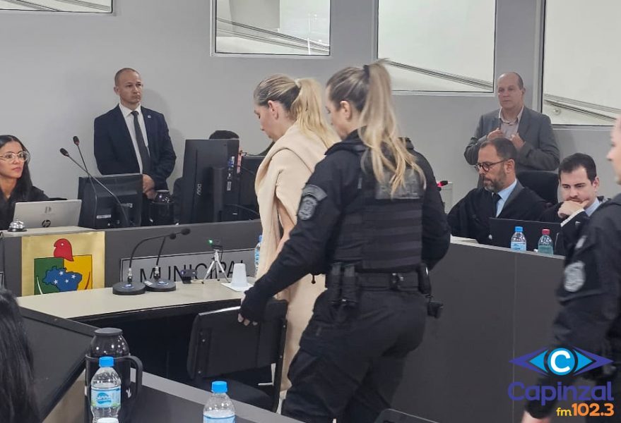 Julgamento de mulher acusada de matar marido e esconder o corpo no freezer é retomado em Capinzal