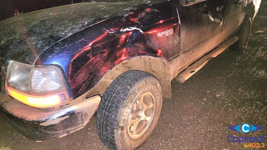 Motociclista fica gravemente ferido em colisão com caminhonete na SC-467, em Capinzal