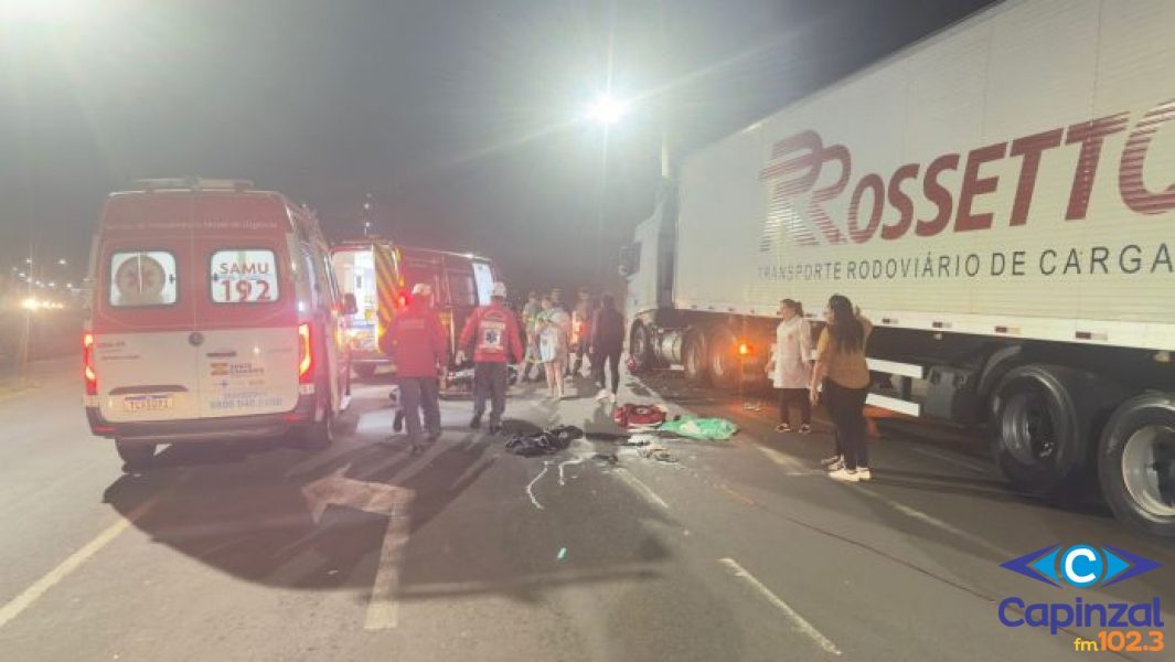 Motociclista fica gravemente ferido após acidente em Concórdia