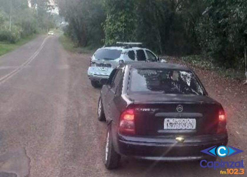 Polícia Militar recupera veículo furtado e prende homem em Herval d’Oeste