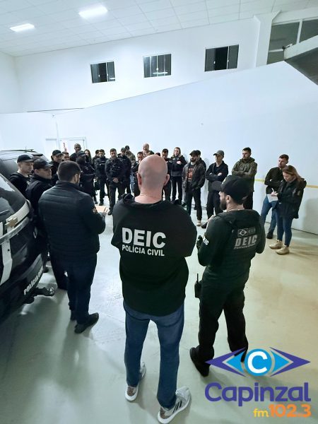 Polícia Civil deflagra operação contra quadrilha ligada à apreensão de drogas em Joaçaba