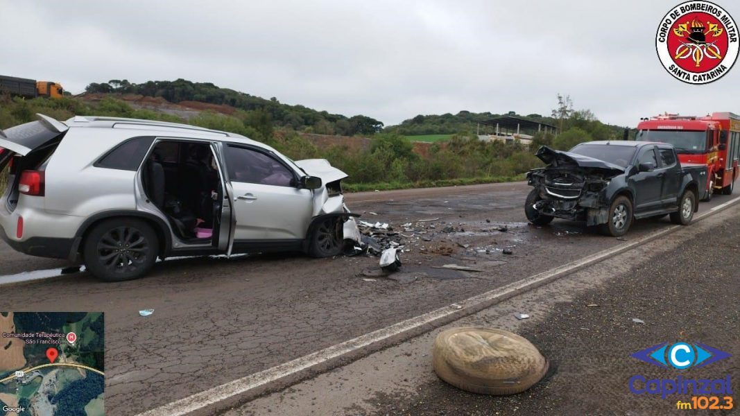 Morre uma das vítimas do grave acidente registrado na BR 282, em Campos Novos