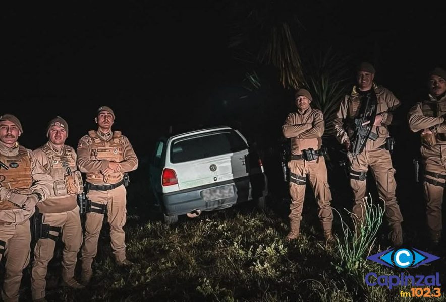 Polícia Militar recupera veículo furtado e prende suspeitos em Campos Novos