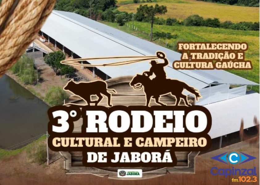 Jaborá celebra 62 anos com 3º Rodeio Cultural e Campeiro, reunindo grandes laçadores da região