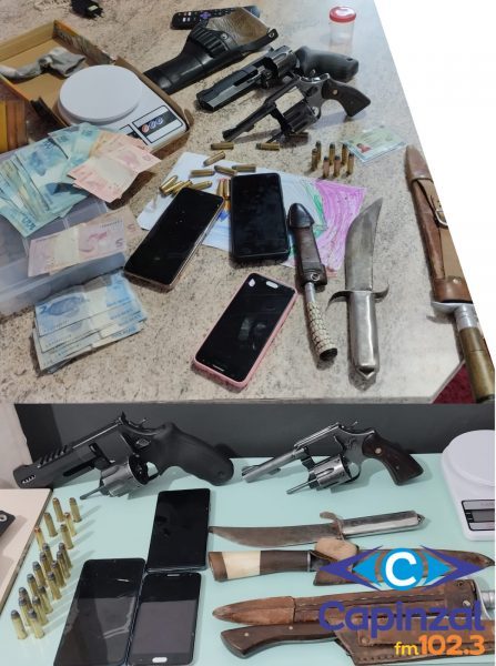 Cumprimento de mandado resulta na prisão de homem e apreensão de armas em Celso Ramos