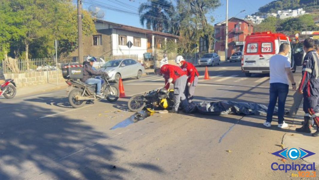 Motociclista morre em acidente em Concórdia