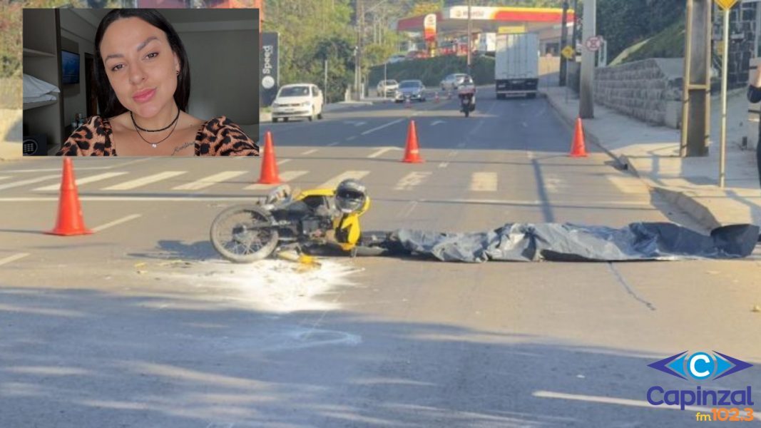 Identificada motociclista que morreu em acidente com caminhonete em Concórdia