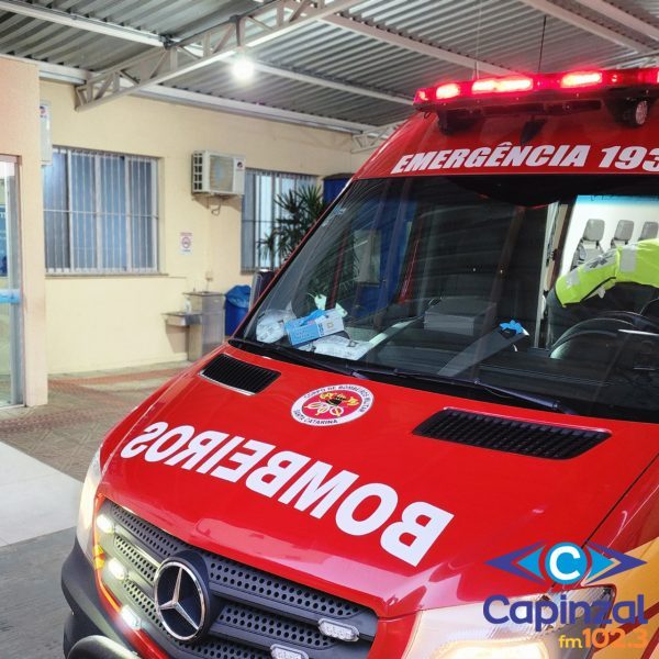 Mulher sofre complicações após cesariana e é socorrida pelos Bombeiros em Capinzal