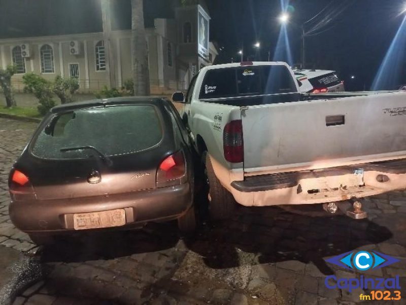 Polícia Militar recupera veículo furtado e prende três homens em Herval d’Oeste