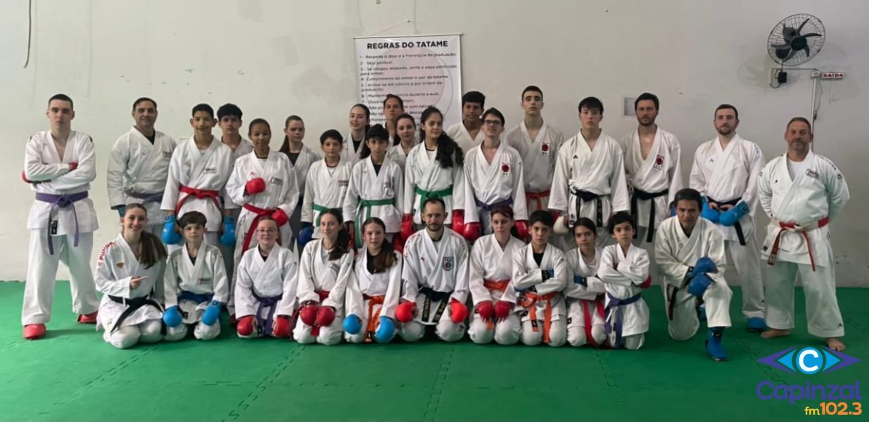 Treinamento intensivo em Capinzal prepara atletas para os JASC e final do Estadual de Karatê