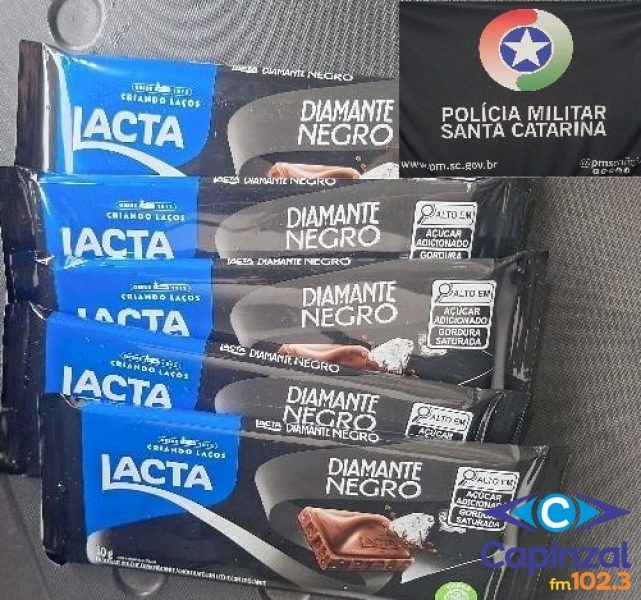 Homem é preso após furtar barras de chocolate em Campos Novos