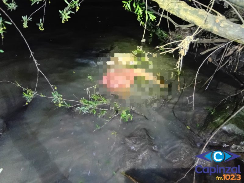 Corpo de homem é encontrado no Rio do Peixe, em Videira