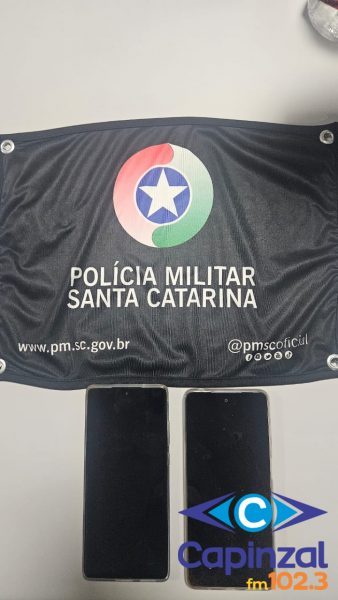 PM recupera outros dois celulares furtados em eletrônica de Capinzal